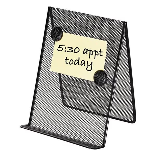 Universal Office Products UNV20027 8 x 9 x 11.37 in. Free Standing Metal Mesh Document Holder; Black, Universal Office Products, Mfr#: 20027